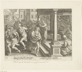 Paul chasse les mauvais esprits à Éphèse (Handelingen van de apostelen) (Acta Apostolorum)