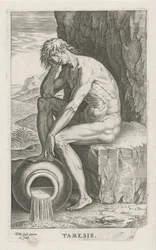 Dieu de la rivière Tamesis, Tamesis, Dieux de la rivière et de la mer (titre de la série), Semideorum Marinorum amnicorumque sigillariae imagines perelegantes (titre de la série)