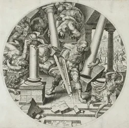 Samson détruisant le temple