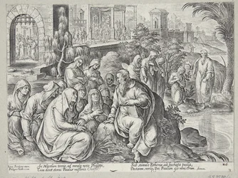 Saint Paul parlant aux femmes de Philippes
