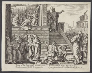 Saint Pierre prêchant à Jérusalem