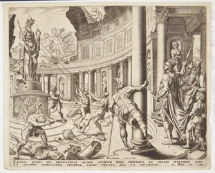 La destruction du temple d