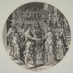 Le mariage de Samson et de la femme philistine