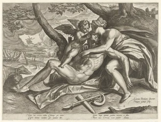 Vénus pleure la mort d