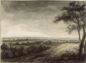Vue sur un vaste paysage