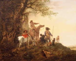 Chasseurs au repos