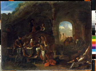 Scène de taverne