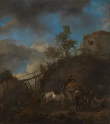 Forgeron ferrant un cheval, vers 1652-1655 (huile sur toile)