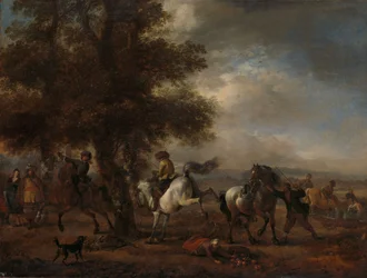 The Bucking Grey, vers 1660-1665 (huile sur panneau)