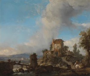 La chasse au cerf, vers 1655-1656 (huile sur cuivre)