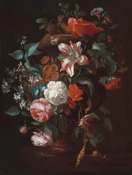 Fleurs dans un vase (vers 1700)