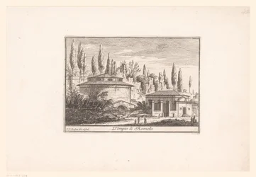 Vue du Temple de Romulus