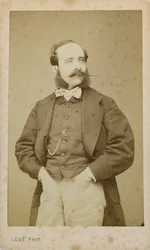 Portrait du violoniste et compositeur Adolphe Blanc 1828-1885