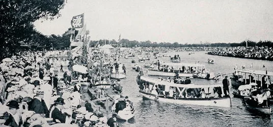 Henley sur la Yarra, Melbourne, Victoria, c.1904, de 