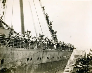 Le Mauretania à Sydney, mai 1940
