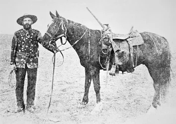 Un éclaireur métis de la Police montée du Nord-Ouest