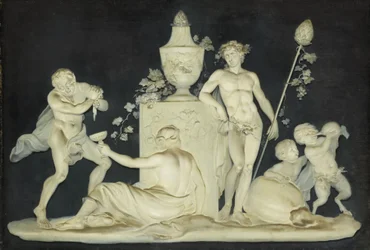 Scène de bacchanales