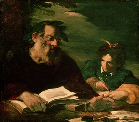 Homère dictant son poème