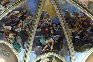 Fresque représentant le prophète David, vers 1626 (fresque)