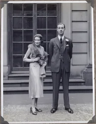 Lord Charles Cavendish et Adele Astaire le jour de leur mariage