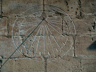 Cadran solaire, détail de l