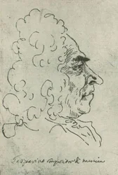 Francesco Gasparini (par Pier Leone Ghezzi) Rom, Bibl Vat - Codici Ottoboniani latini 3113, fol8