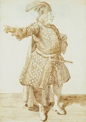 Portrait du castrat Gaetano Caffarelli, c.1735