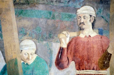 Légende de la Vraie Croix montrant la découverte et la vérification de la Vraie Croix (détail)