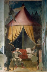 Histoire de la Vraie Croix. Le rêve de Constantin.