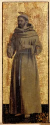 Polyptyque de la Miséricorde : la Vierge de la Miséricorde entourée de saints (détail)