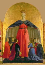Sainte Marie " della Misericordia ", pièce centrale du poliptyque peint pour les " Confratelli della Misericordia "