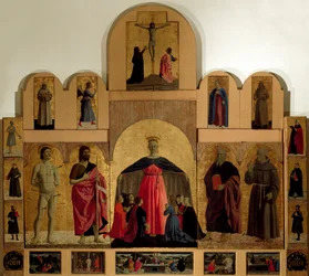 (détail) du retable de la Miséricorde