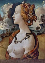 Portrait de Simonetta Vespucci en Cléopâtre (1453-1476)