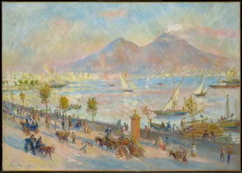 Baie de Naples, le soir