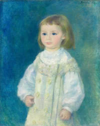 Lucie Berard (enfant en blanc)