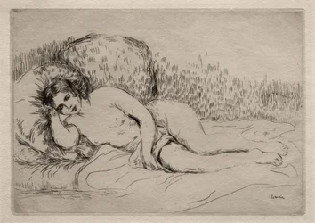 Femme nue allongée