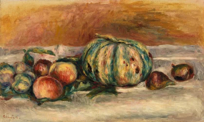 Nature morte au melon