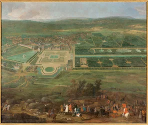 Vue du château de Fontainebleau