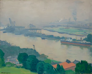 La Seine à Croisset près de Rouen