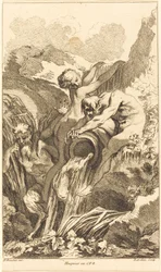 Satyre, nymphe et dieu de la rivière, en ou après 1736