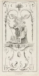 Le Flatteur, arabesque
