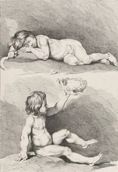 Deux enfants nus, l