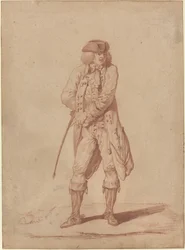 Gentleman avec une cravache