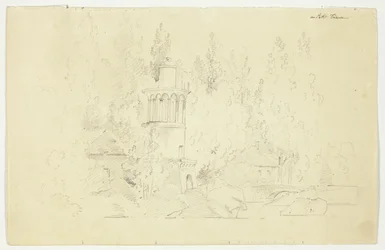Vue du parc de Versailles : Petit Frianon