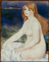 Baigneuse blonde