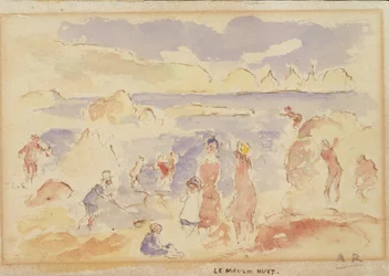 Scène de plage, 1883