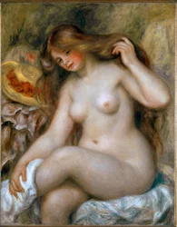 Baigneuse blonde