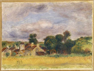 Campagne bretonne, vers 1892
