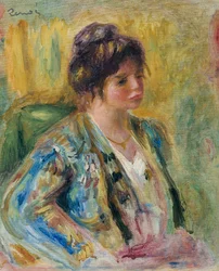 Buste de femme en costume oriental, vers 1895