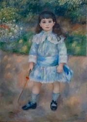 Enfant avec un fouet